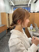 ニール 名古屋 伏見 丸の内(NEELU)&nbsp;【RIE】結んでもかわいいハニーベージュ