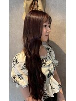 パーミル ヘア クマモト(permille ‰ hair Kumamoto) カシスブラウン×巻き髪