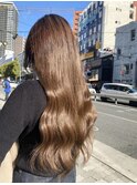人毛シールエクステ+ブリーチ