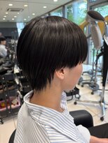 アース 南福島店(HAIR&MAKE EARTH)&nbsp;コスメ縮毛矯正でショートに　　自然の仕上がり