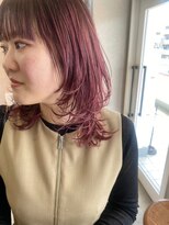 ヌル ヘア デザイン(nullus hair desigh)&nbsp;大人ピンク×ブリーチ