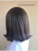 シルバー×ブルーバイオレットグラ