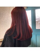 バングヘアーデザイン(BANG HairDesign) ローズチェリーカラー