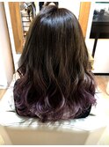 #パープルバレイヤージュ