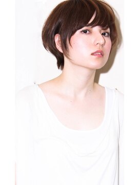 ヨファヘアー 岡本店(YOFA hair) イメチェンショート#透明感ラベンダーカラー#小顔前髪　0604