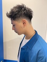 アメラボ(AmeLab) 夏仕様にチェンジ ロウフェードアップバングショート