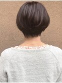 重軽マッシュショート/アースカラー/ヘルシースタイル