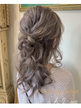 バーグ ヘアー(bague hair) ハーフアップ