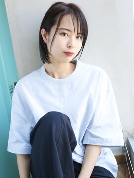 バース(BIRTH) 天神【BIRTH】グレージュアッシュ×耳掛けシースルーバング　7