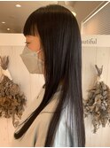 髪質改善ストレート【ブローなし】