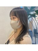 ≪顔周りがポイント♪≫フェイスレイヤー×オリーブグレージュ