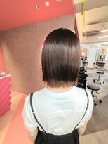 ロンドヴァリー 渋谷店(Lond vallee)&nbsp;ヘイリーボブー髪質改善ストレートー