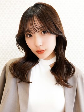 ラフィス ヘアー ヴォーグ 天王寺あべの店(La fith hair vogue) 【La fith】韓国風くびれセミロングスタイル