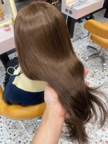 ボタン シブヤ(VOTAN SHIBUYA) カラー/ベージュ/韓国ヘア/渋谷/レイヤー/顔まわり