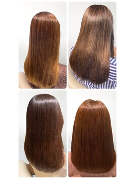 美容室フルール 20代30代40代髪質改善酸熱トリートメント艶感ストレート