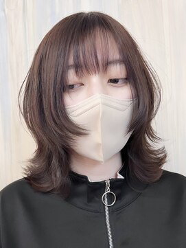 ヘアショップ ホップエム(HAIR SHOP HOP M) ウルフカット/ウルフ女子/顔周り