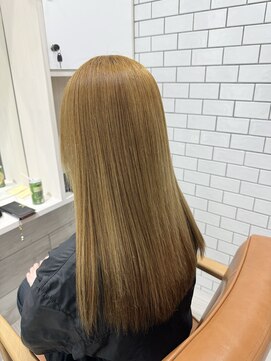 ハツ 橋本(HATSU) ハイトーン縮毛矯正【みずき】