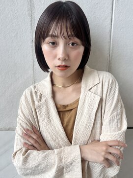 トリコ ショップアンドヘアサロン(tricot shop hair salon) ボブ/シースルーバング/暖色カラー