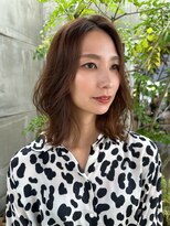 ウエストリー(WESTORY)&nbsp;ふんわりミディアム☆寒色カラー☆ふわミディ☆30代☆４０代
