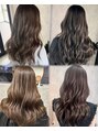 カフネヘアー(Cafune' hair)&nbsp;ストレートでも巻いても決まるハイライトスタイル☆