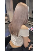 ヘア フラッグ 西葛西店(hair flag)&nbsp;【ハイトーン】ピンクベージュカラー