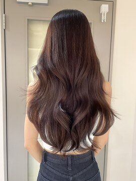 キャンバス バイ ネオリーブ 横浜西口(Canvas by neo.) 色気レッドブラウン韓国レイヤーカット