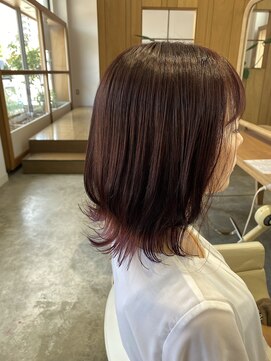 フラム(fulam) ミディアムレイヤーに裾カラー