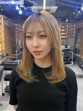 イオエ 梅田(ioe) ダブルカラー/大人ボブ/黒髪スタイル/髪質改善/縮毛矯正