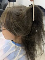 メゾンアクア 表参道(Maison ACQUA)&nbsp;☆ブリーチなしダブルカラー オリーブ オリーブベージュ