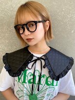 ロンドシェリ 仙台(Lond Cheri)&nbsp;ボブルフ こなれミディ イメチェン ダブルカラー 小顔前髪仙台