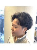 刈り上げ×ソフトツイストパーマ