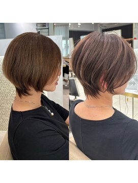 アンド ストーリーズ(&STORIES) ショートボブ髪型40代50代60代前髪あり前髪なし【橋本】