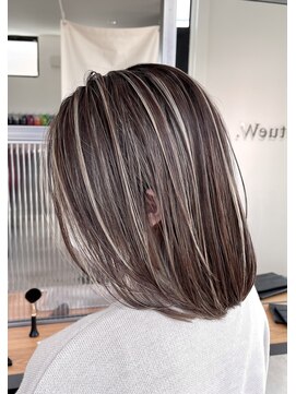 ストゥー(StueW.) コントラストハイライト4/髪質改善/バレイヤージュ/ダブルカラー