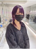 ミディアムウルフ×ラベンダーアッシュ