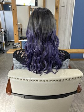 ステア ケース(stair case) バイオレットグラデーション