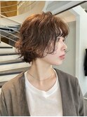 ボブパーマ/エアウェーブパーマ/パーマスタイル/カーリーヘア
