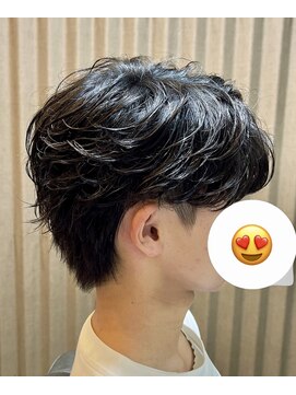 リット(lit.) フェザーパーマ ツーブロック マッシュ かっこいい