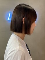 ロンドアジュール 横浜(Lond azur)&nbsp;ミニウルフレイヤーカット顔周り前髪韓国ショートボブ/横浜