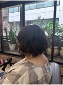 前下がりボブふんわりパーマ◎【池袋/ボブ/パーマ/杏昇】