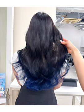 アライブ ハラジュク(ALIVE harajuku) 【ALIVE yu-ki 色落ちシルバーのグラデーションカラー】