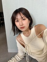 アム(amu)&nbsp;くびれボブ/レイヤーカット/前髪カット/小顔カット/レイヤーボブ