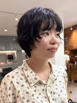 ナループロア ハチ(Nalu pu loa hachi) 黒髪パーマ/ショートパーマ/ショートヘア/パーマ女子