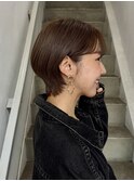 ショートカット/髪質改善縮毛矯正白髪ぼかしレイヤーカラーボブ