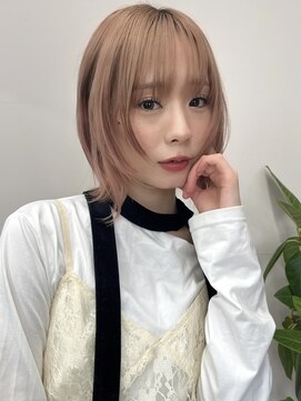 イルウィ(irwi) 【miku/ブリーチ】レイヤーボブ/ベージュ/門前仲町
