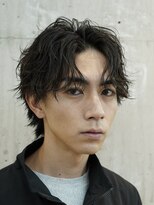 フィフスパーク(fifth PARK)&nbsp;大人色気ツイストスパイラルパーマメンズカットビジネスマン渋谷