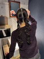 ロンドブルーム 天神大名店(Lond Bloom)&nbsp;暗めカラー/ブリーチなしカラー/ヘアアレンジ/福岡/天神/20代