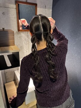 ロンドブルーム 天神大名店(Lond Bloom) 暗めカラー/ブリーチなしカラー/ヘアアレンジ/福岡/天神/20代