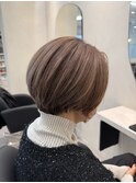 大人ハイトーンでニュアンスベージュカラーに＊