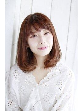 ティエル 町田店(tiel) 【町田】ミディアムスタイル×ブラウンカラー