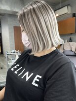 モルト 麻生(molt) コントラストハイトーン ボブ